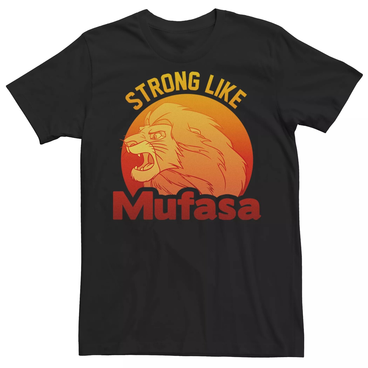 

Мужская футболка Disney's The Lion King Strong Mufasa Roar Licensed Character