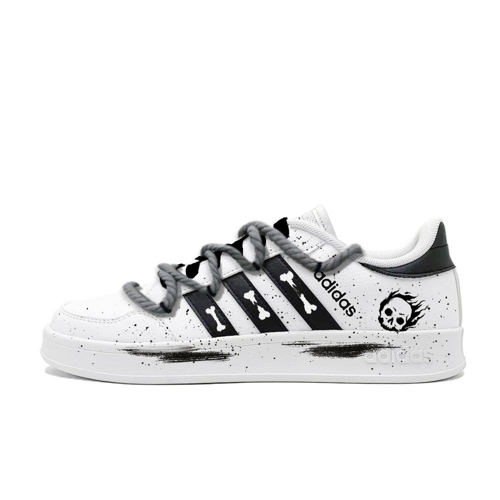 

Adidas Neo Брейкнет лоу топ скейтборд кроссовки мужские черные, цвет Black