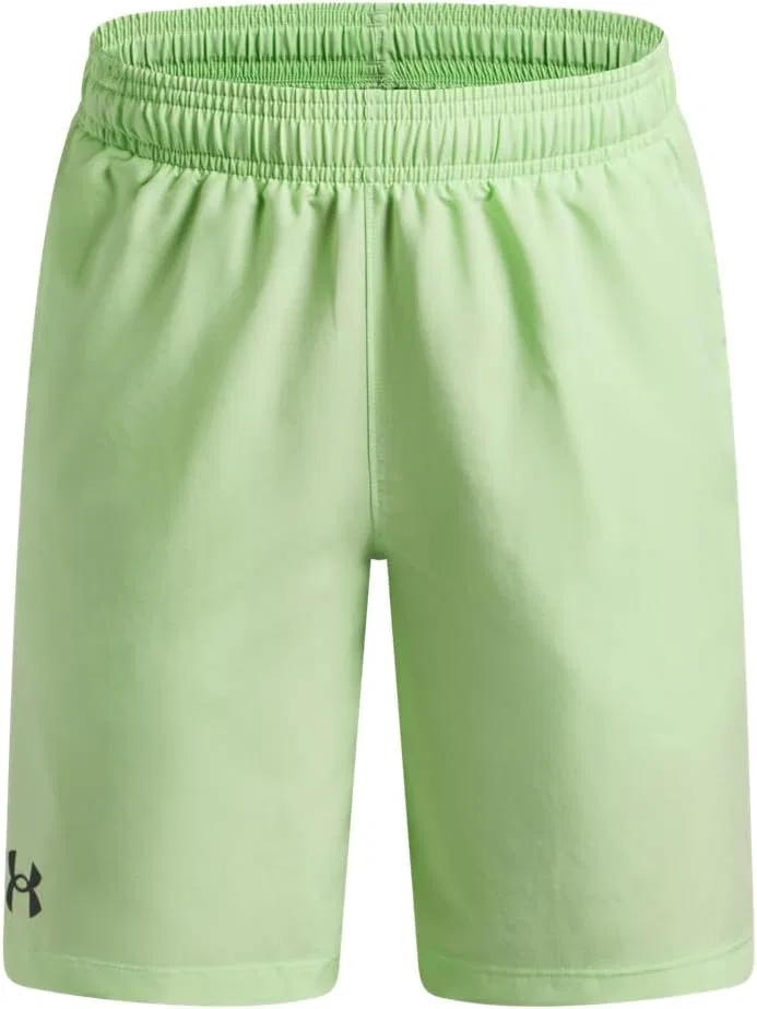 Детские шорты Under Armour Performance Woven Shorts, (712) Lumos Lime//Black