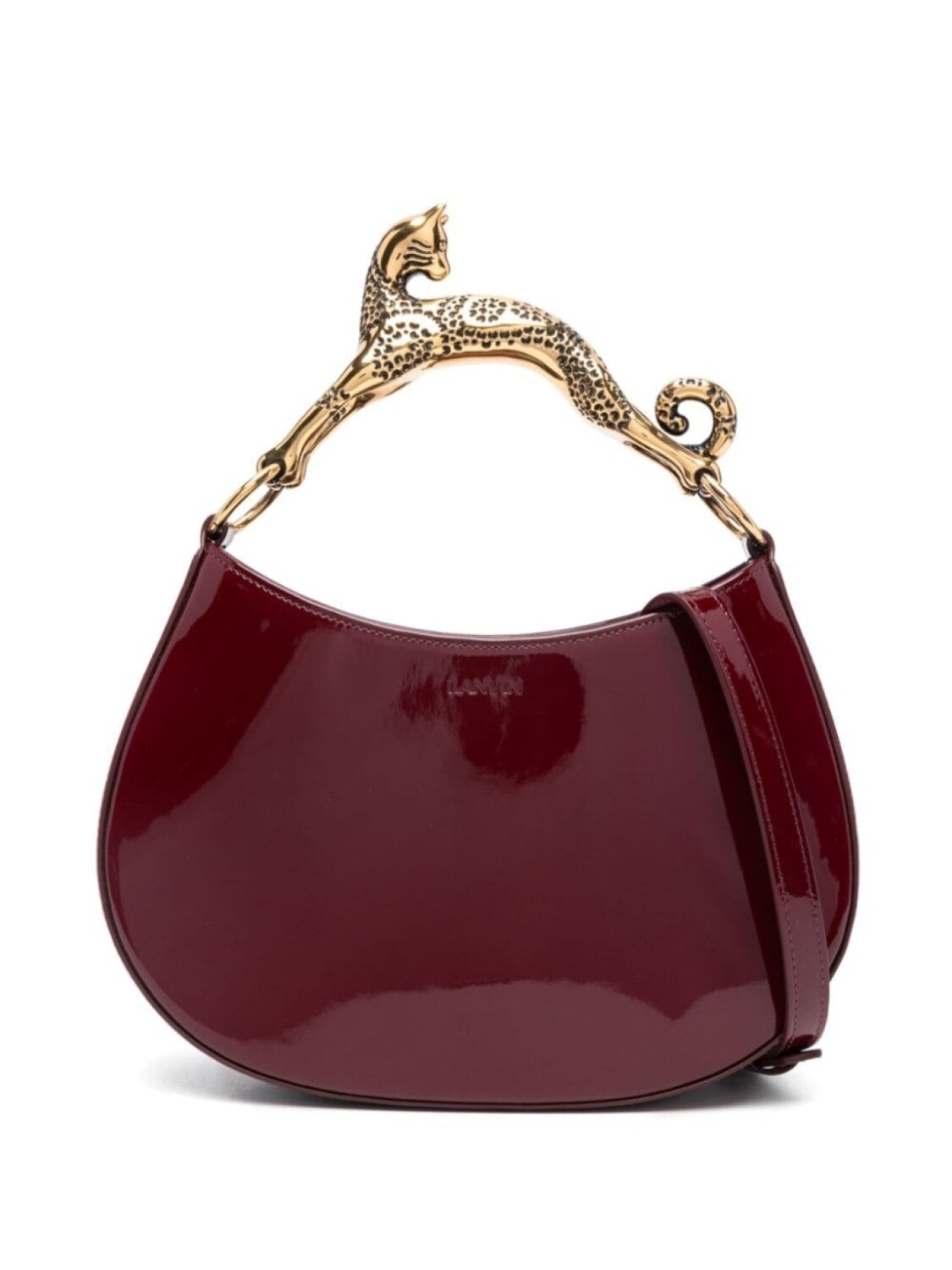 

Lanvin маленькая сумка-тоут с ручкой-кошкой, красный