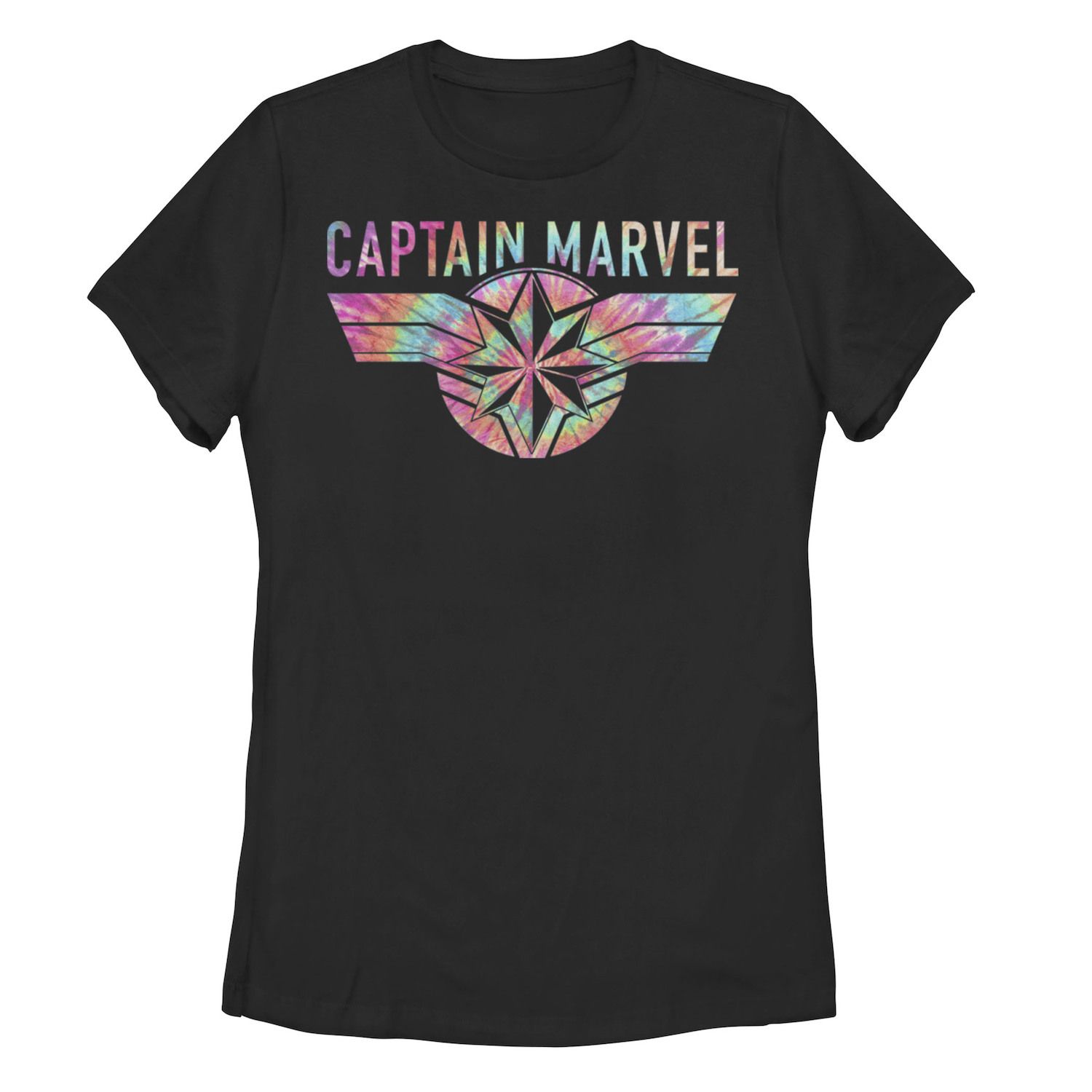 

Футболка с логотипом Captain Marvel Tie-Dye для юниоров Licensed Character