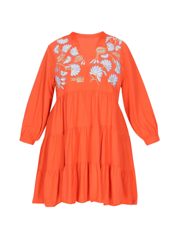 

Платье до колена IZIA Plus Size Dress, оранжевый