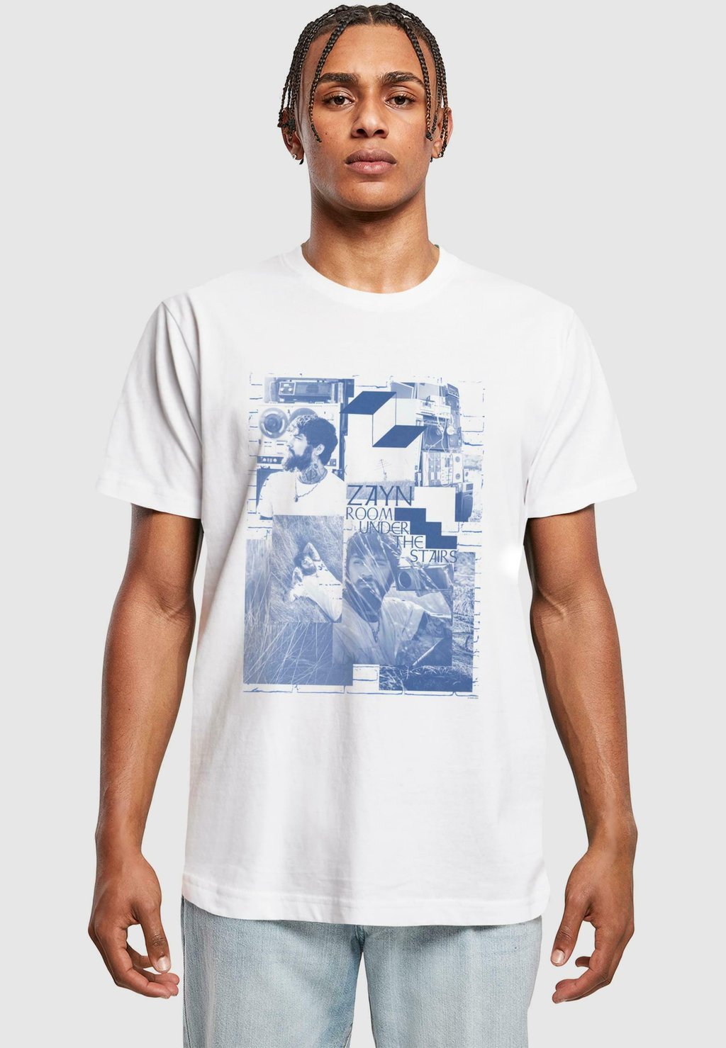

Футболка с принтом ZAYN - VTG Merchcode, белый