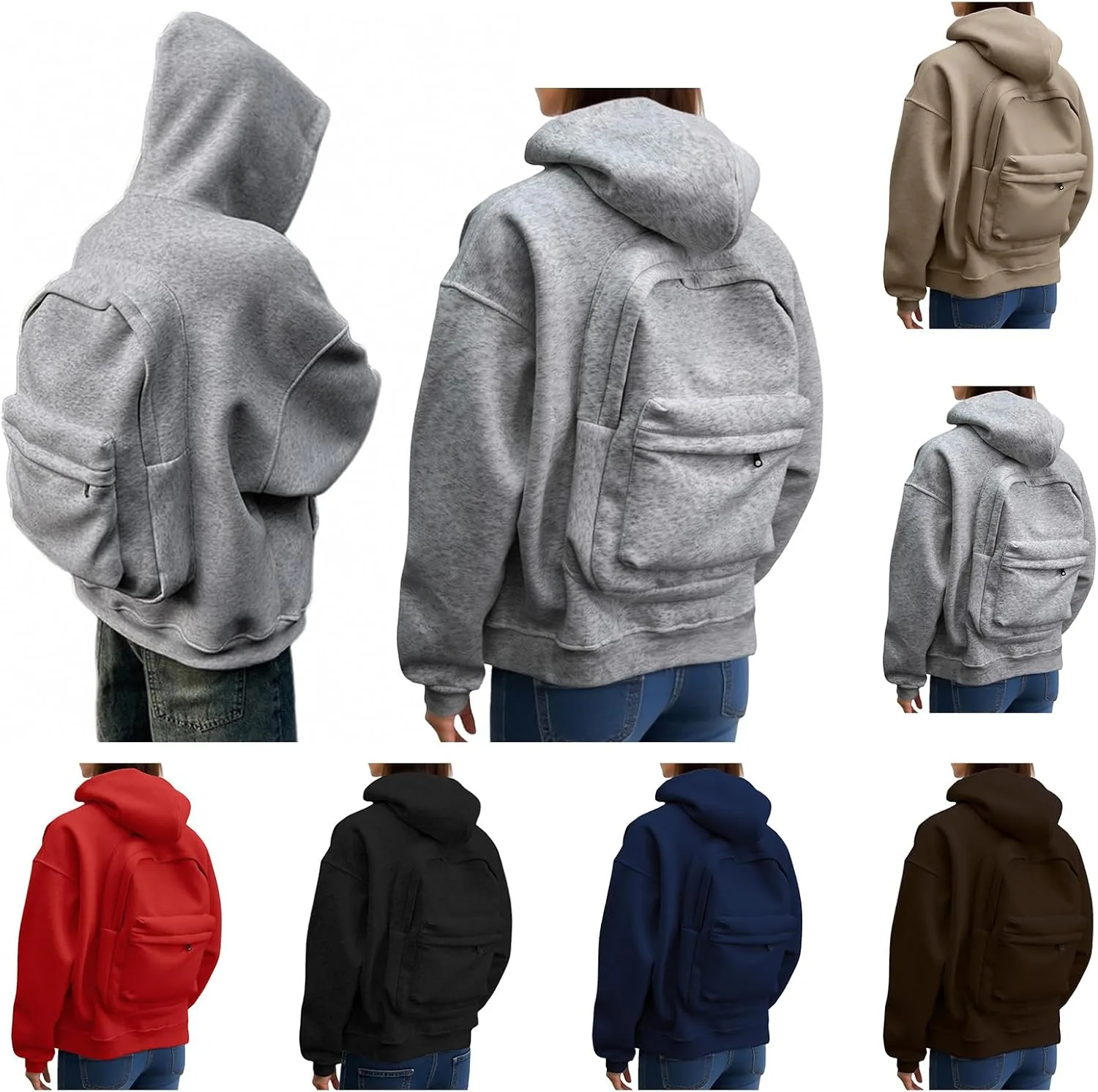 

Толстовка с капюшоном и рюкзаком для мужчин и женщин LGHLMCL