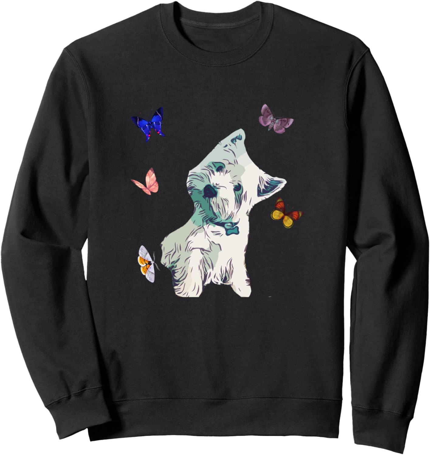 

Толстовка с изображением вест-хайлендского белого терьера и бабочки West Highland White Terrier Design By Spirit Taffy, Белый, Толстовка с изображением вест-хайлендского белого терьера и бабочки West Highland White Terrier Design By Spirit Taffy