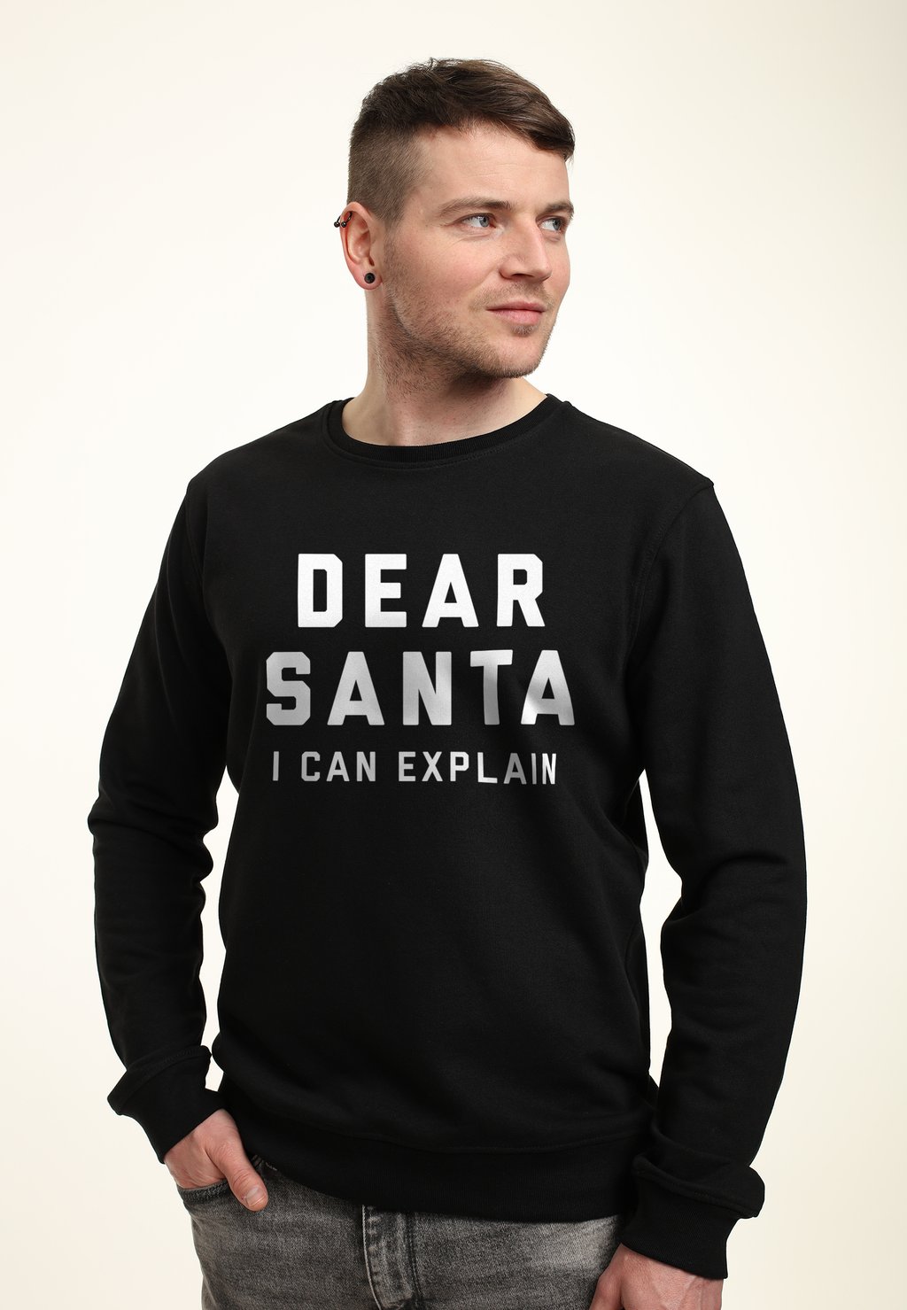 

Толстовка DEAR SANTA Henry Tiger, черный