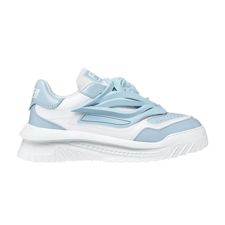 

Кроссовки Versace Odissea Caged Rubber Medusa Sneaker, светло-синий