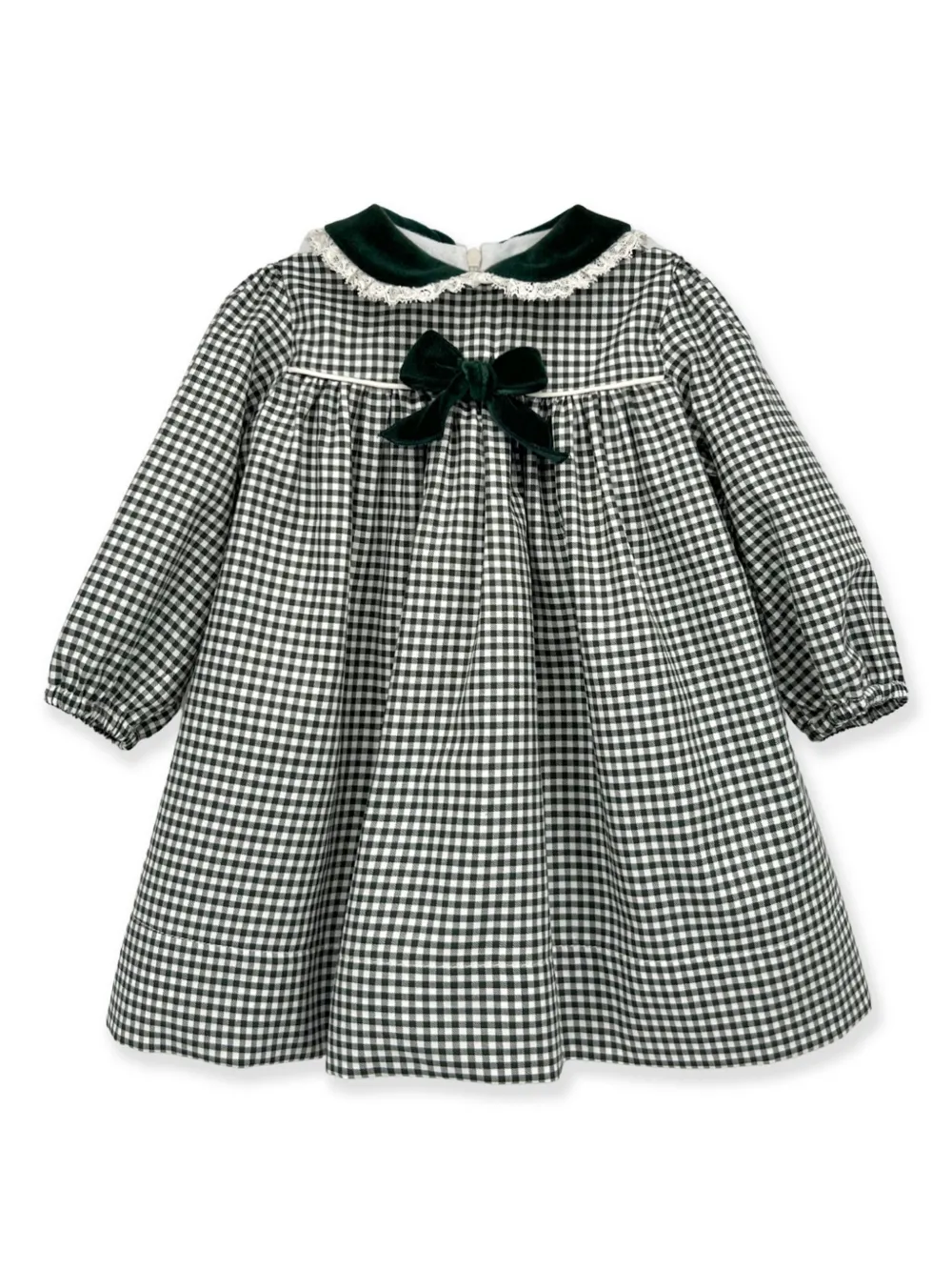 

Платье в клетку гингем La Stupenderia, зеленый