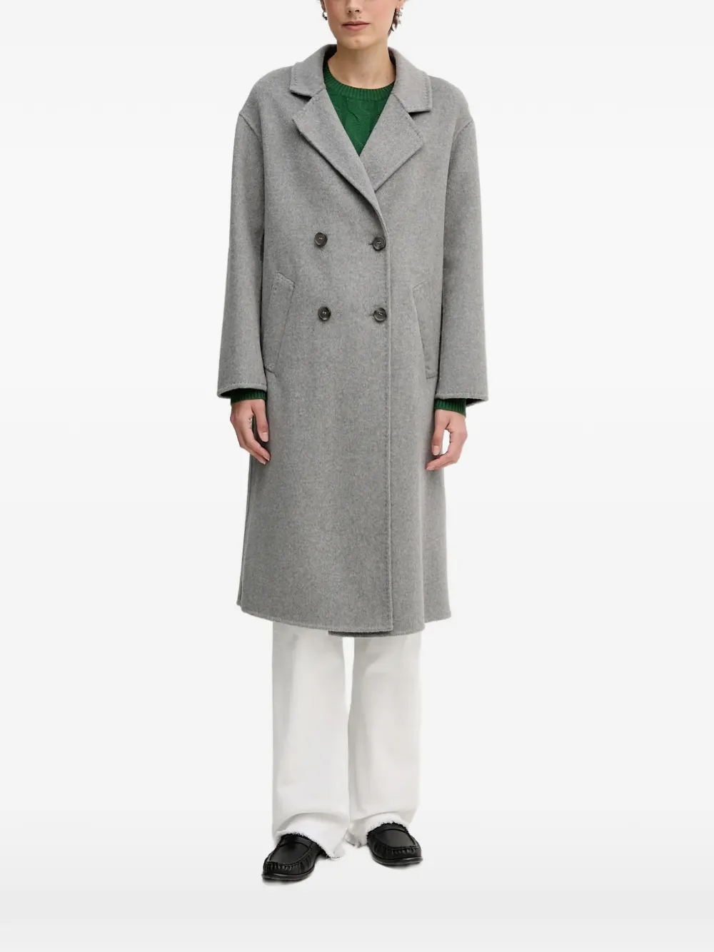 

Двубортное пальто Gaudi, серый