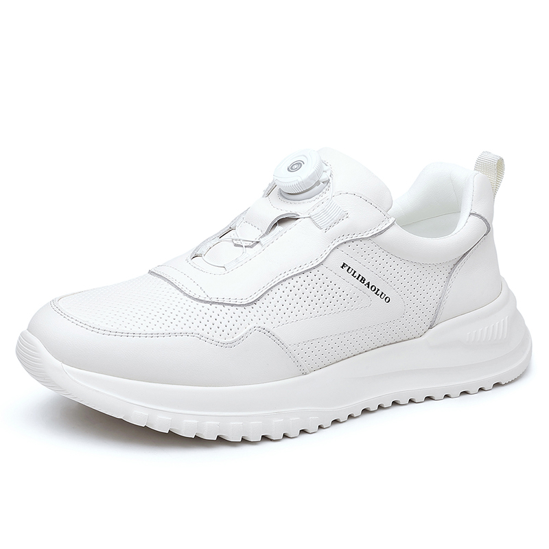 

FULIBAOLUO Мужские повседневные кроссовки низкие черно-белые FLBL25097 White, цвет FLBL25097 White