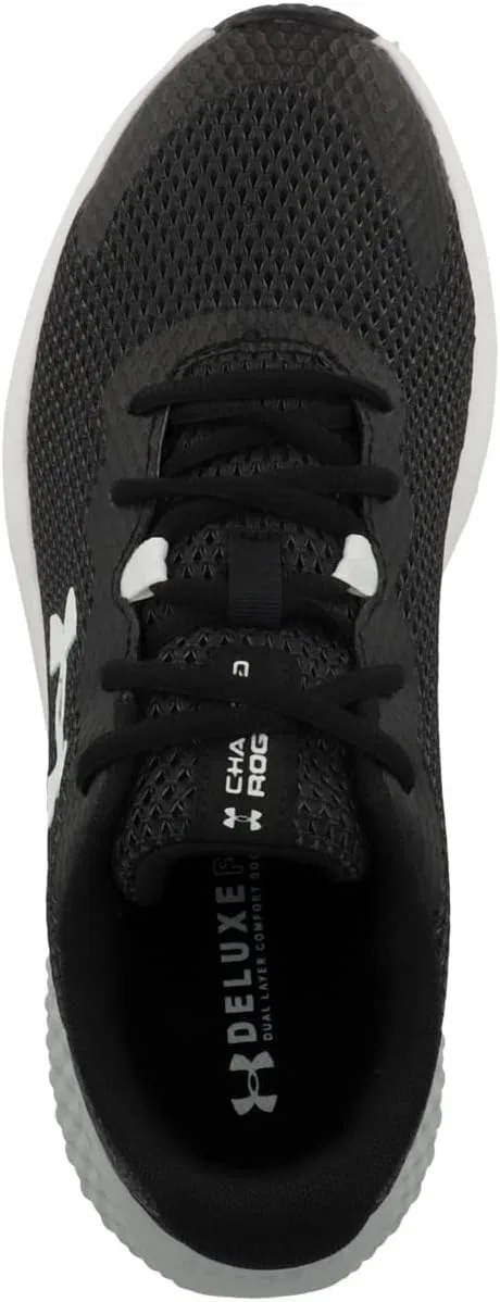 Мужские беговые кроссовки Under Armour UA Charged Rogue 3, Black And White — фото 2