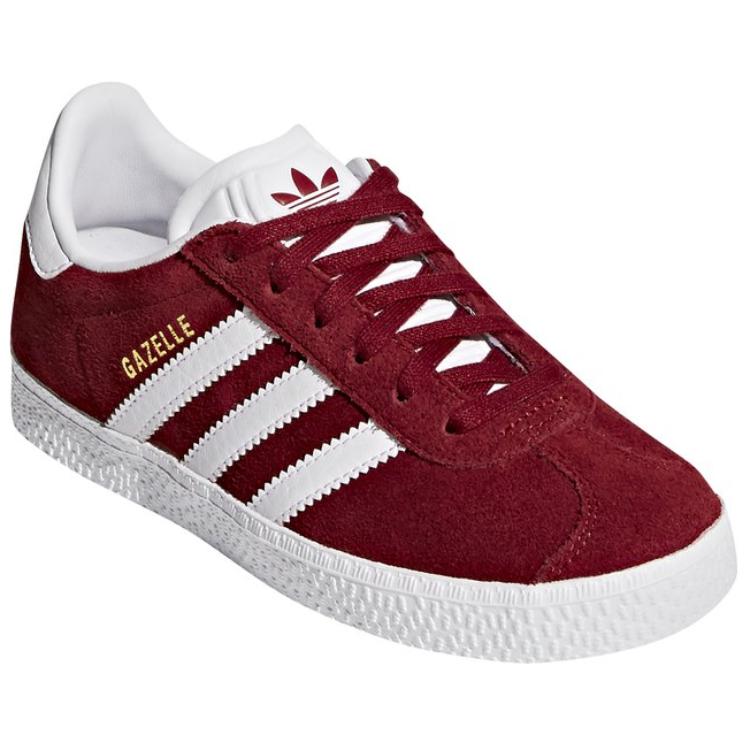 Adidas Originals GAZELLE Устойчивые к истиранию низкие детские скейтбординговые кроссовки Red Kids' — фото 4