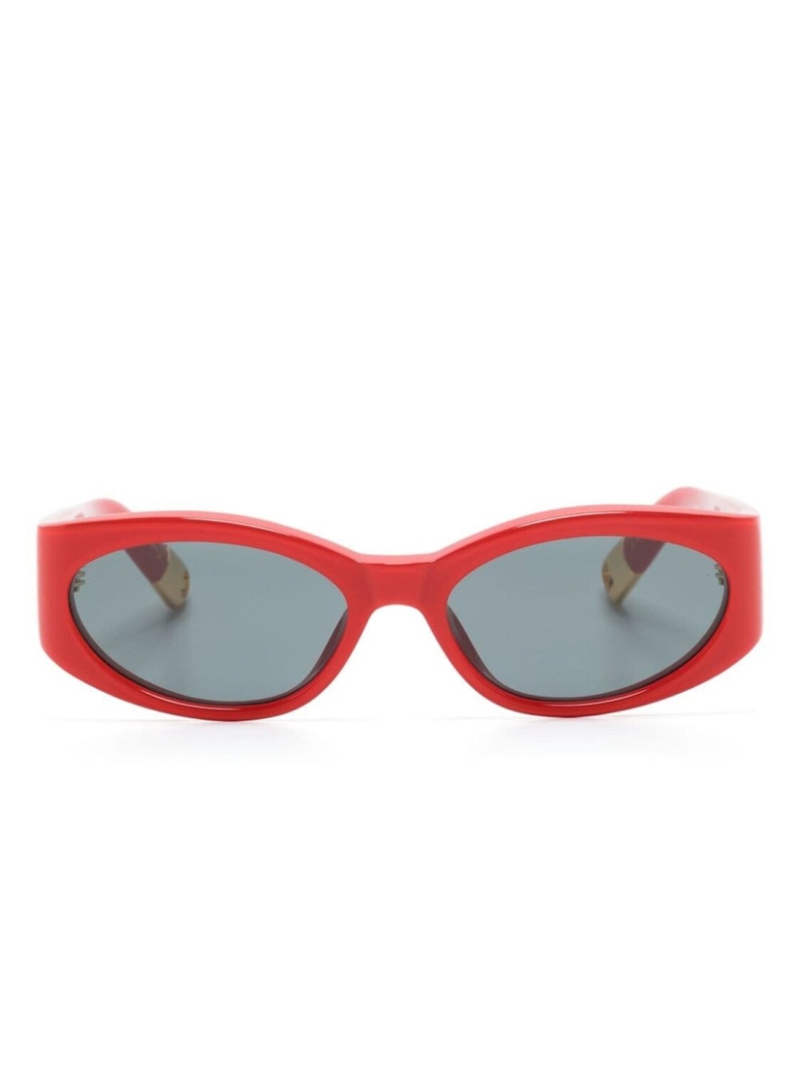 

Jacquemus солнцезащитные очки Les Lunettes в овальной оправе, красный
