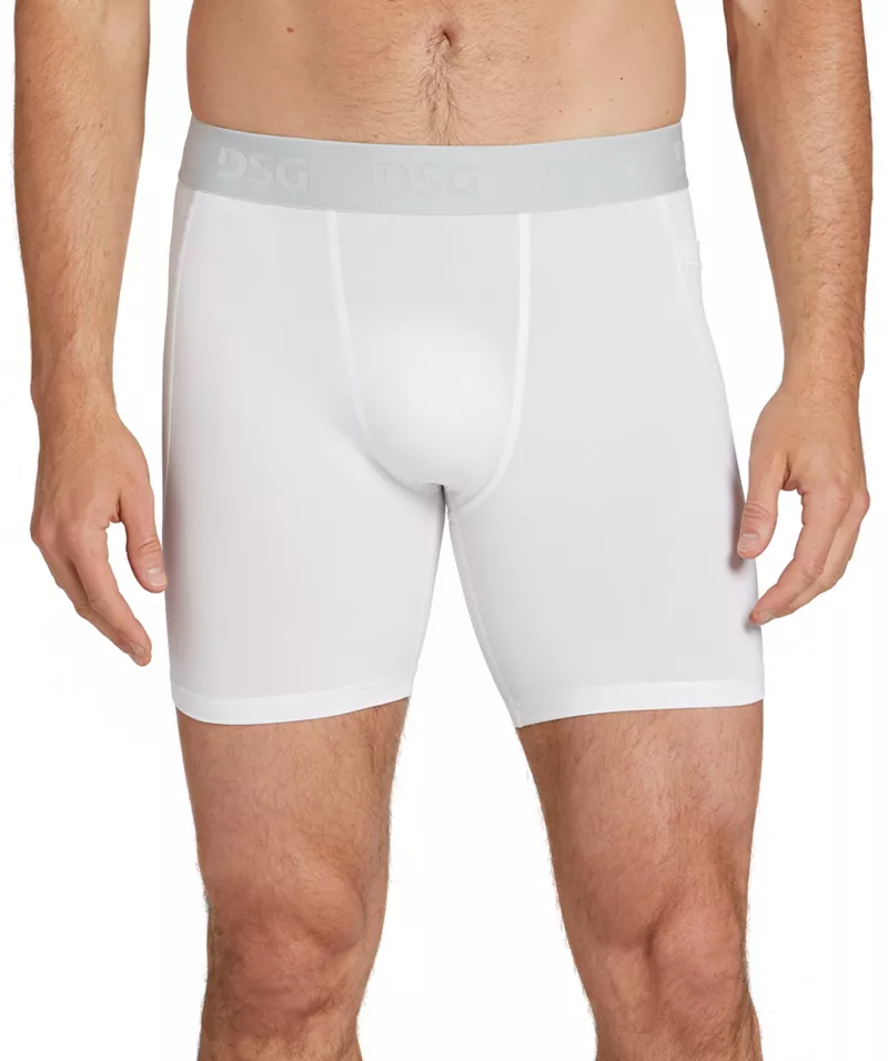 

Мужские шорты с компрессионными карманами DSG 7 дюймов, цвет Pure White