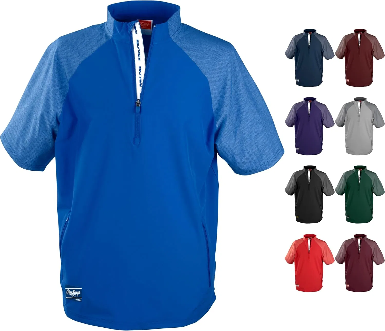 Тренировочная куртка Rawlings, Youth S-XL, Royal