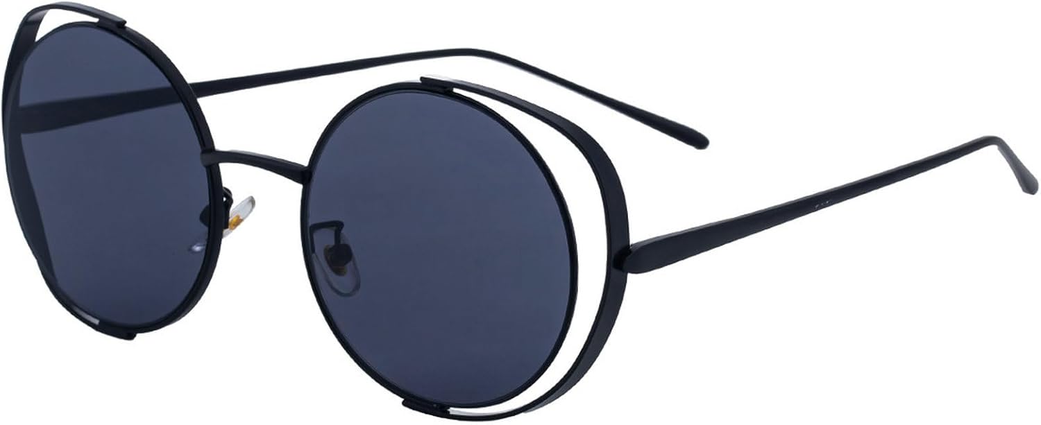 

Ретро круглые солнцезащитные очки для женщин и мужчин, металлическая оправа, модные солнцезащитные очки в стиле 90-х, стильные женские солнцезащитные очки, милые круглые солнцезащитные очки mincl, C6