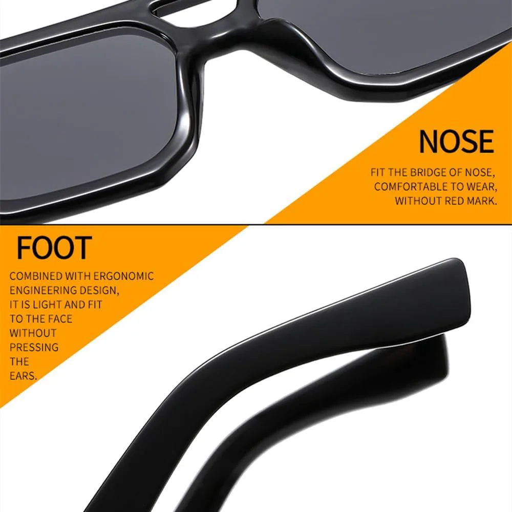 

Ретро солнцезащитные очки с двойной перемычкой для женщин и мужчин, модные солнцезащитные очки в цветной оправе с защитой от УФ-излучения UV400 MTZJH, Leopard Tea