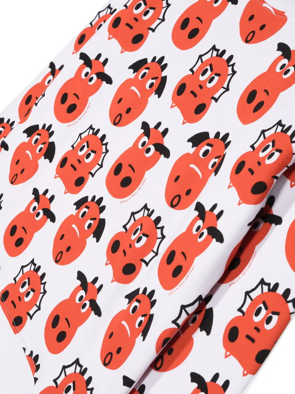 Толстовка Year of the Dragon Stella McCartney Kids, белый — фото 3
