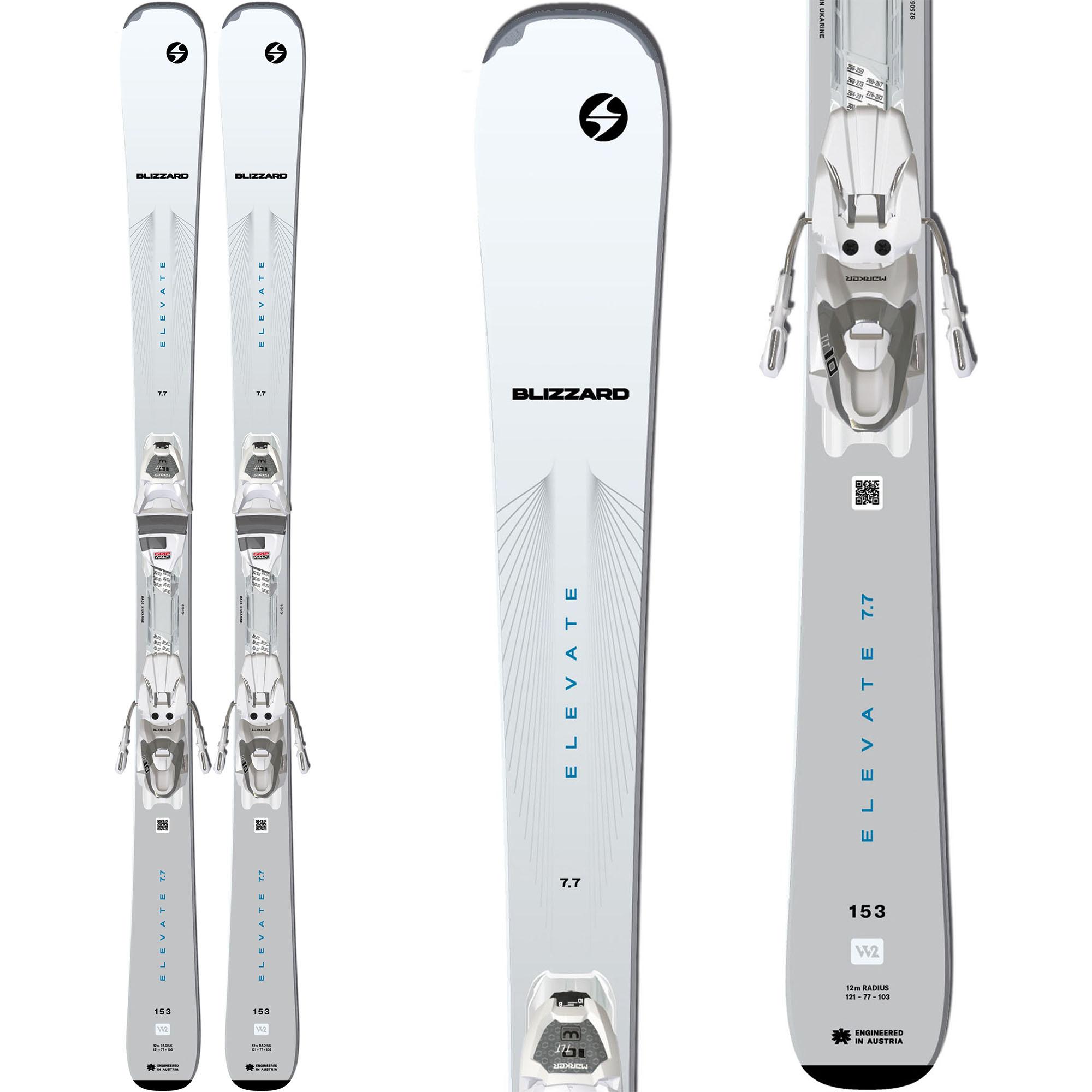 

Женские горнолыжные лыжи Elevate 7.7 с креплениями TLT 10, модель '26 Blizzard, One Color