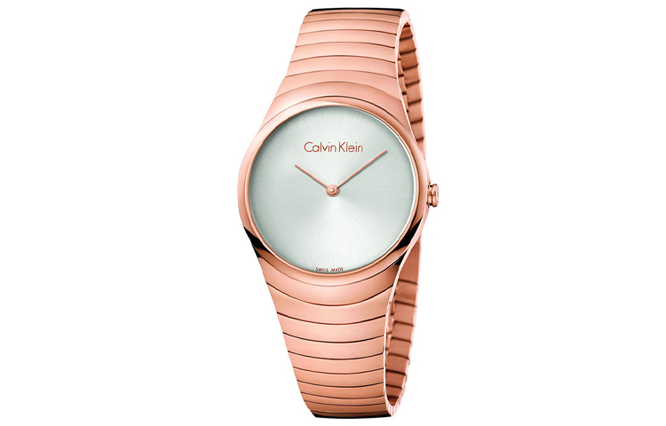

Наручные часы CALVIN KLEIN Waltz Collection с кварцевым механизмом, ремешком из нержавеющей стали, 33 мм, серебристым циферблатом, женские часы