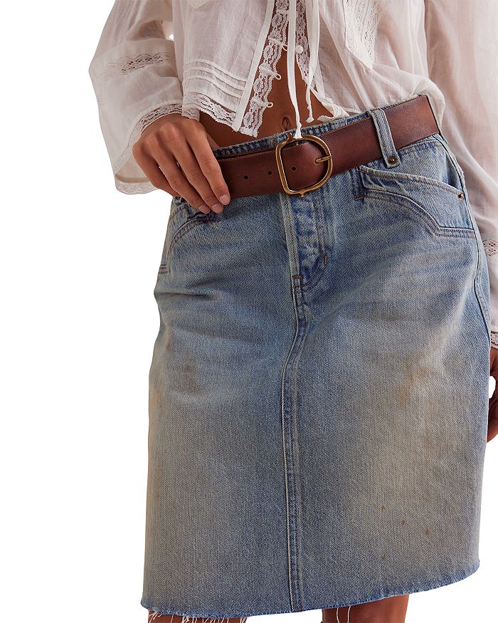 

Юбка джинсовая Suzy Free People, синий