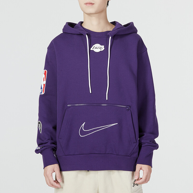 Толстовка мужская фиолетовая Nike, фиолетовый — фото 3