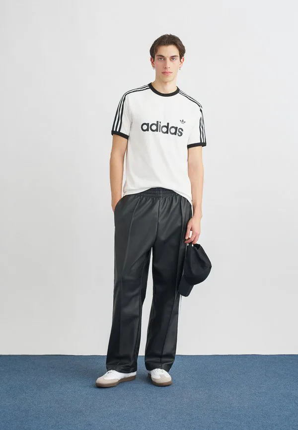 Футболка с принтом 3s с контрастной отделкой Adidas Originals, White — фото 2