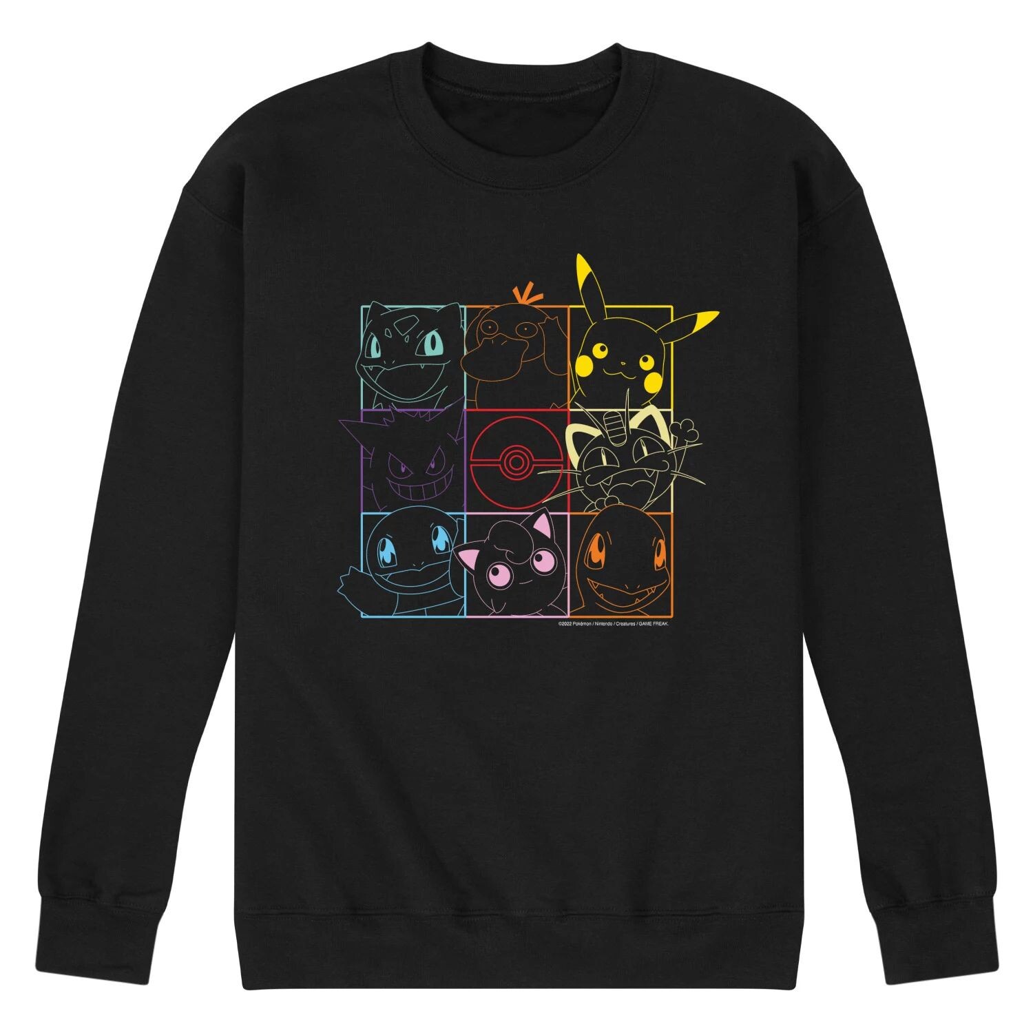 

Мужская толстовка с рисунком Nintendo Pokémon Neon Grid Licensed Character