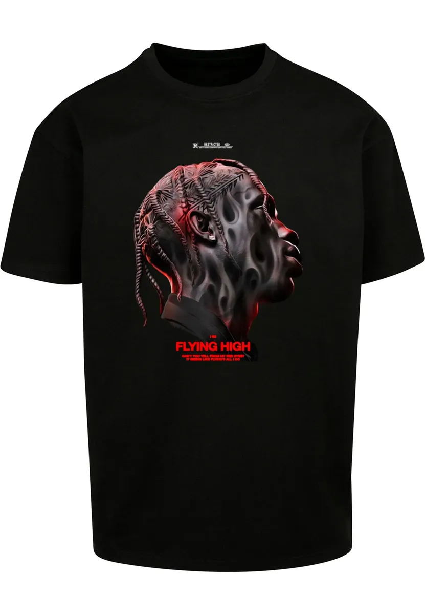 

Рубашка с короткими рукавами Upscale by Mister Tee "Upscale by Mister Tee Men's Flying High Oversize Tee", черный
