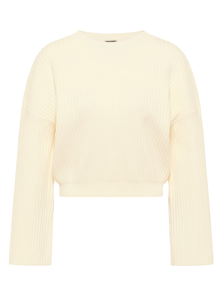 

DreiMaster Женский вязаный свитер кремового цвета