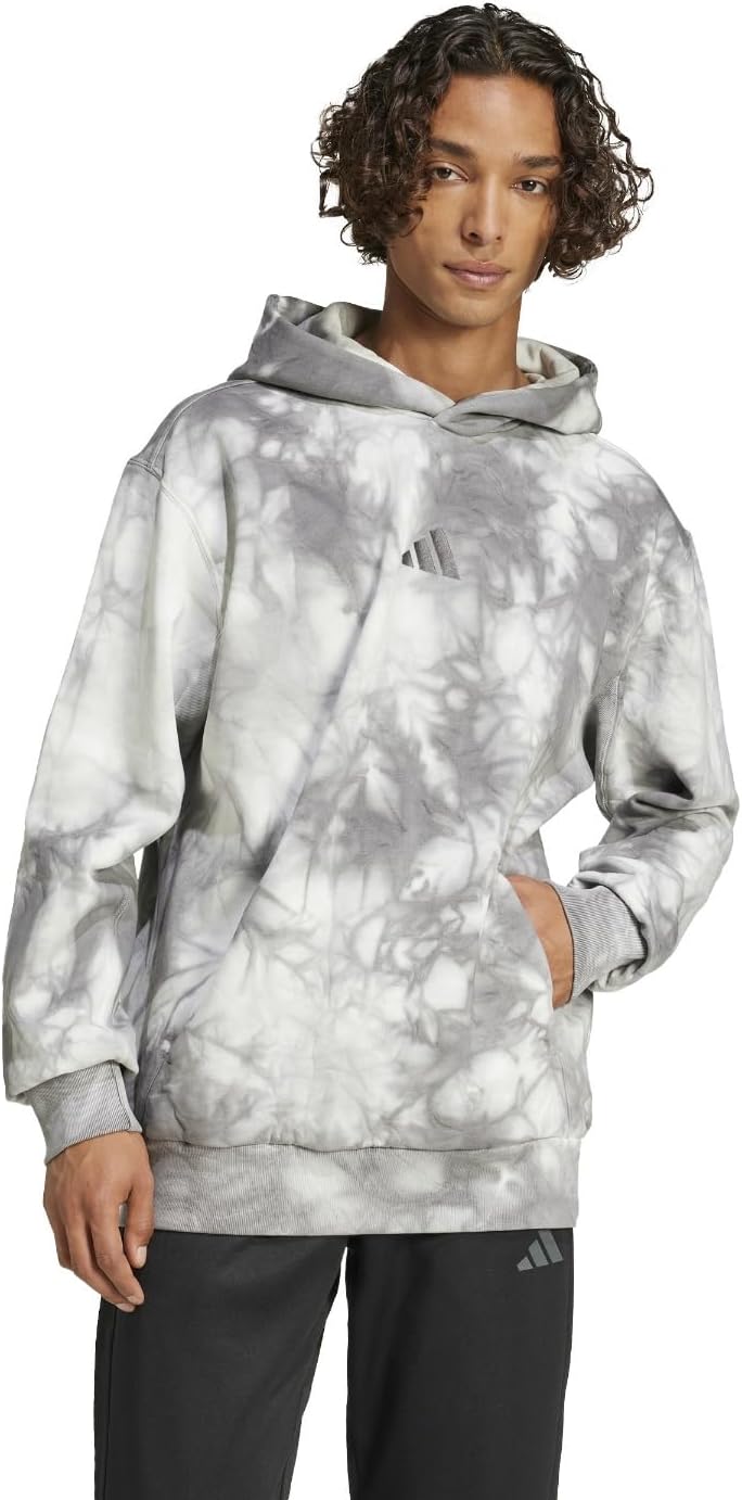 

Мужская толстовка ALL SZN из флиса с эффектом потертости, модель JSH69 Adidas, серый