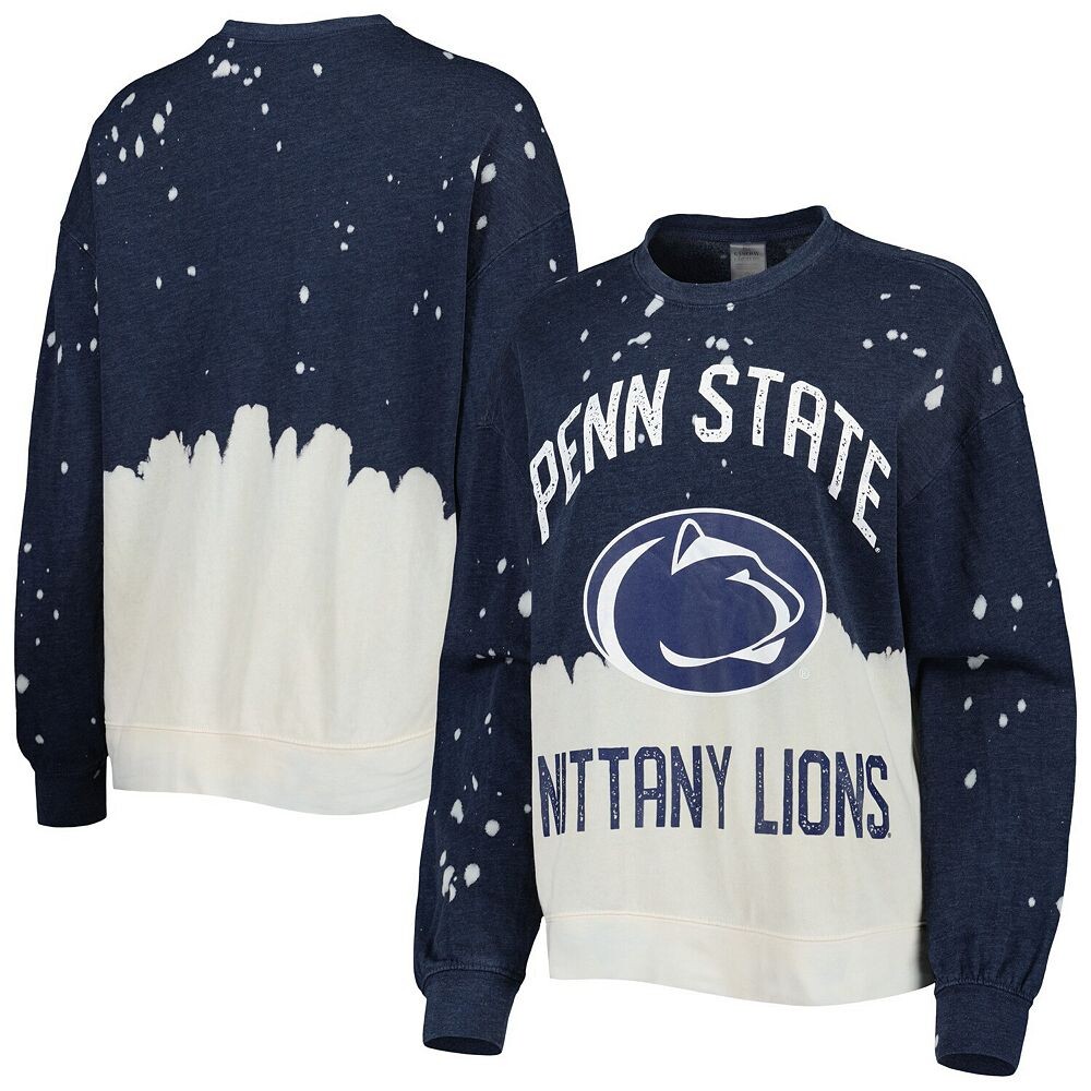 

Женский темно-синий пуловер Gameday Couture Penn State Nittany Lions Twice As Nice с выцветшим рисунком, топ с длинными рукавами, цвет Pst Navy