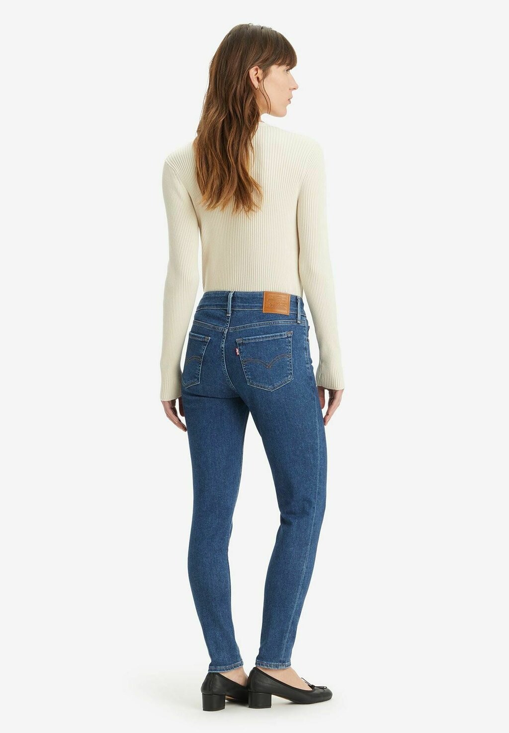 

Джинсы скинни 711™ DOUBLE BUTTON Levi's, синий деним