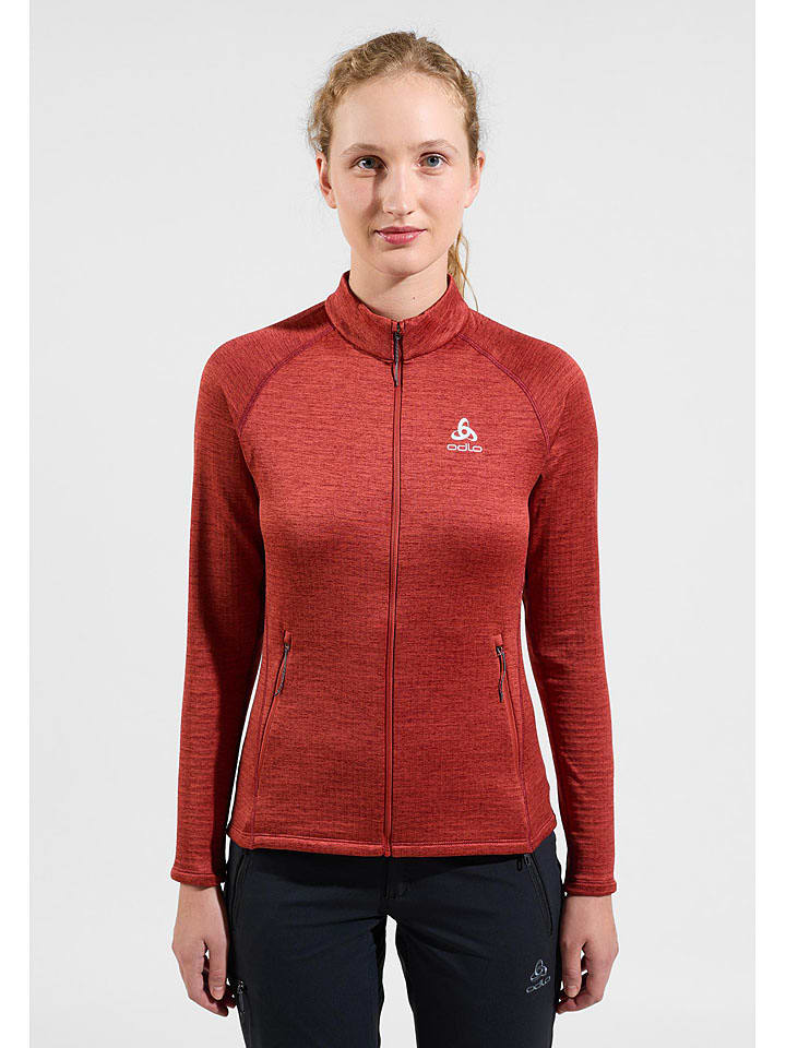 

Флисовая куртка Tencia красного цвета Odlo