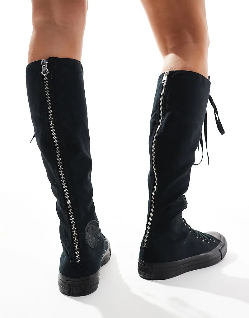 Кроссовки Converse Chuck Taylor All Star Knee XX HI в цвете «тройной черный» — фото 4