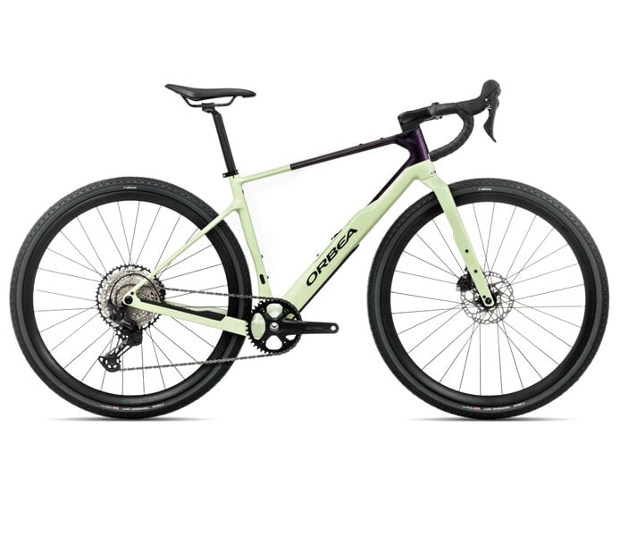 

Гравийный велосипед Orbea terra m30team 1x diamant (2026) - gravelbike - acid gum - fantasy purple carbon view (gloss)