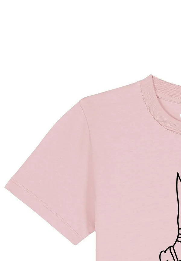Футболка с принтом «балет» Watapparel, Cotton Pink — фото 4