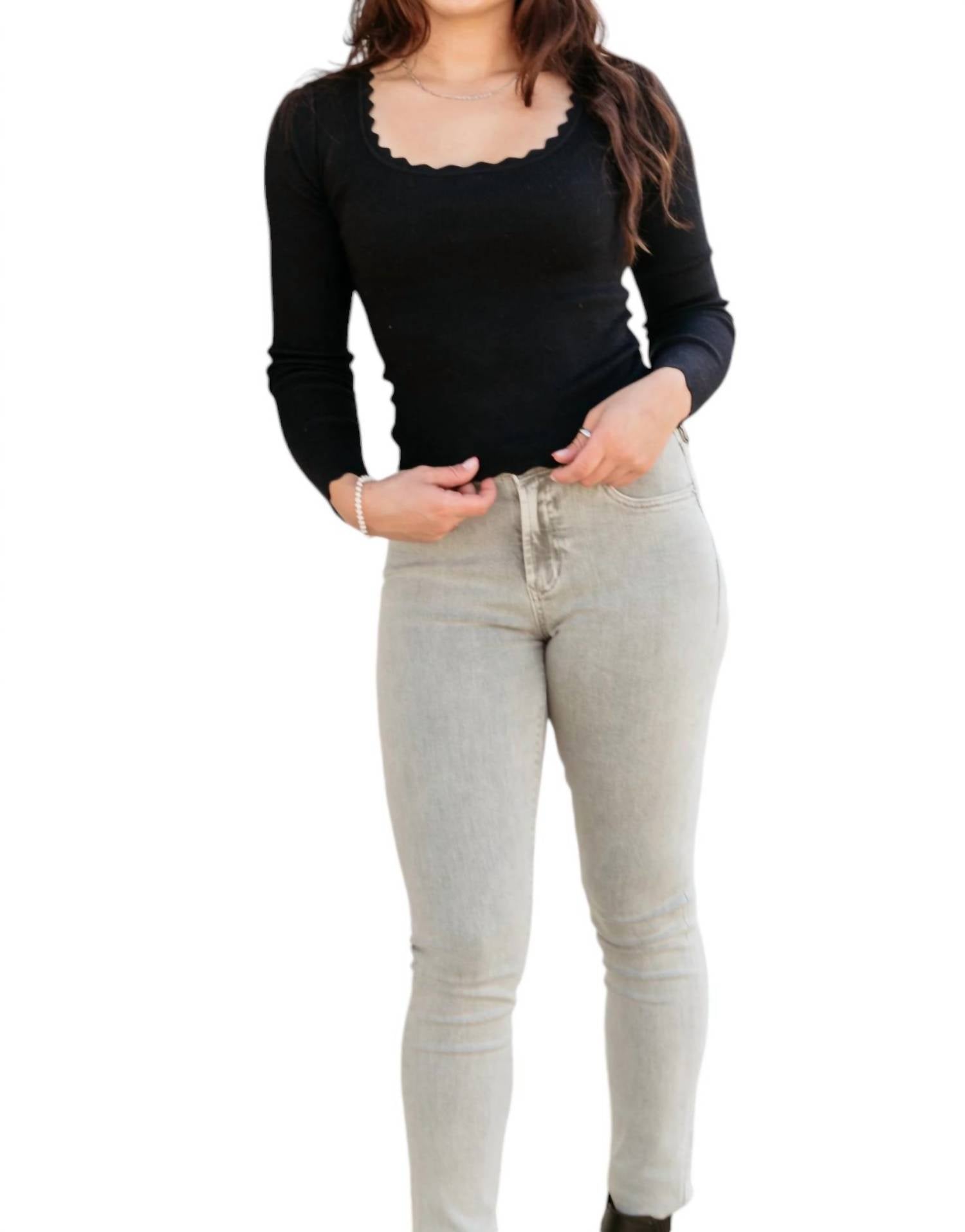 

Джинсы Gisele Skinny серого цвета DEAR JOHN DENIM