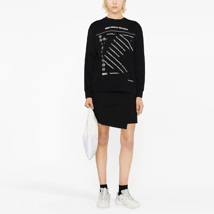 

Толстовка женская черная Mm6 Maison Margiela