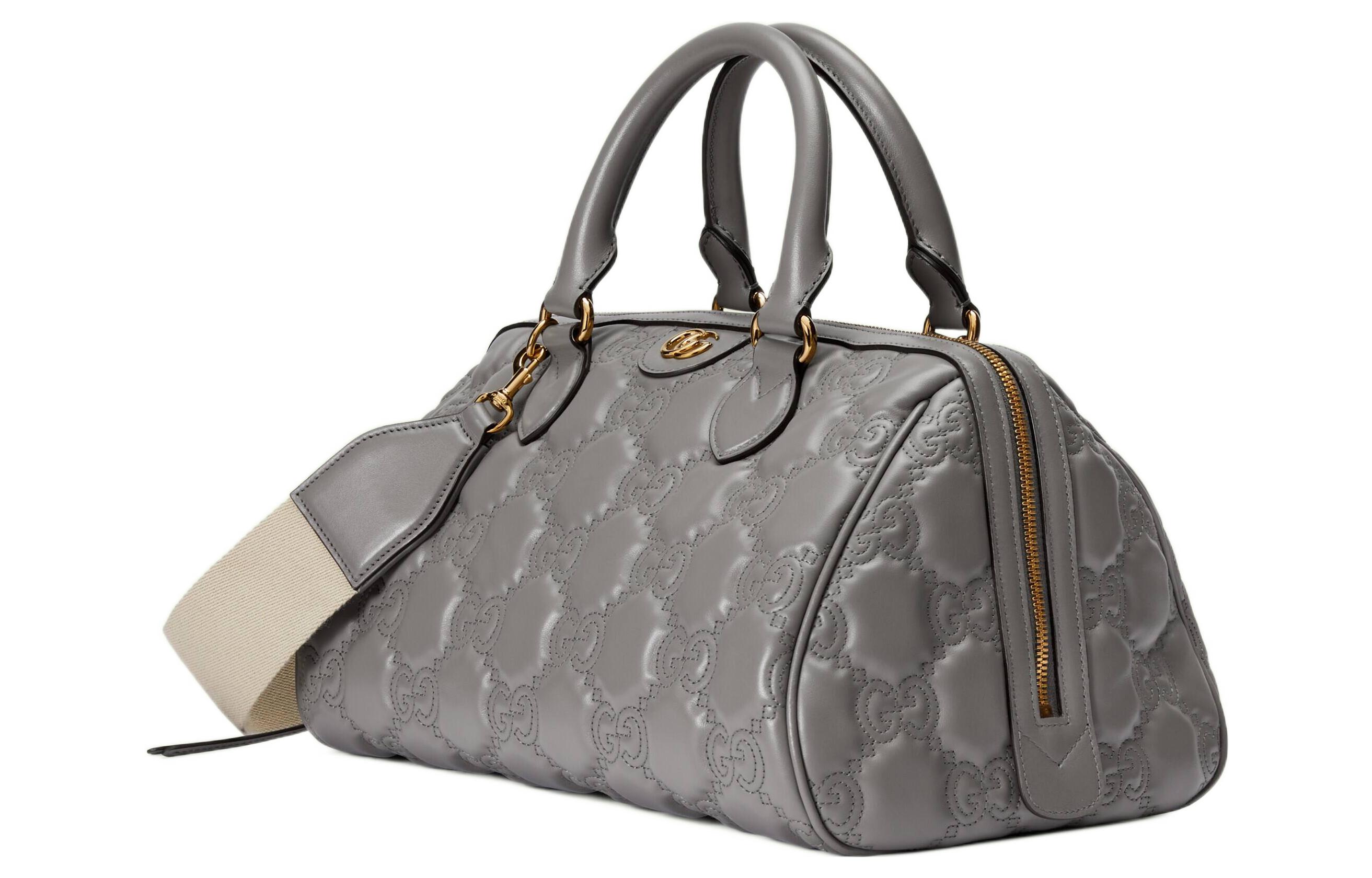 Женская стеганая сумка-кроссбоди из натуральной кожи GUCCI — фото 4