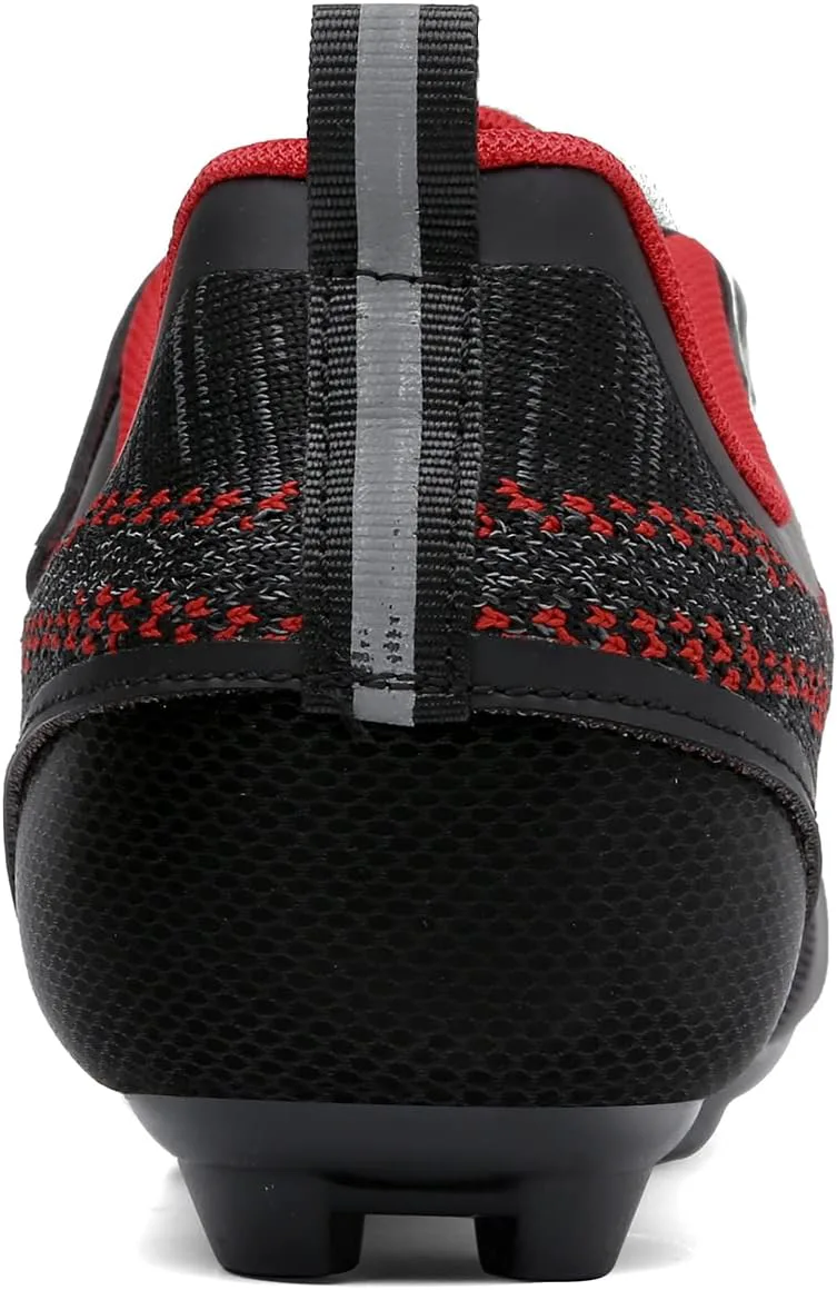 

Унисекс велоботинки, совместимые с велотренажером Peloton и шоссейным велосипедным велосипедом, с колодками Delta, для педалей на улице ULTIANT, красный