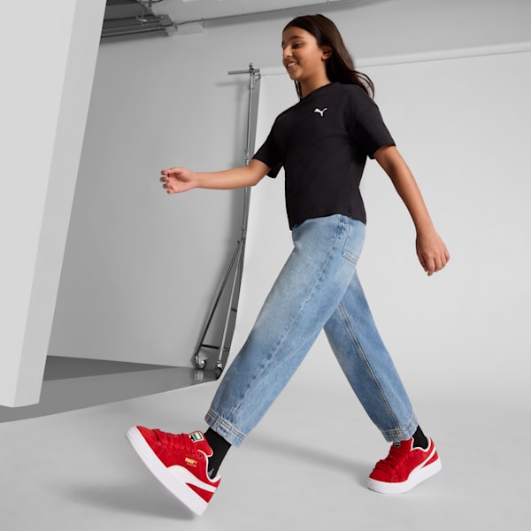 Кроссовки для больших детей Suede Xl Puma, красный — фото 3