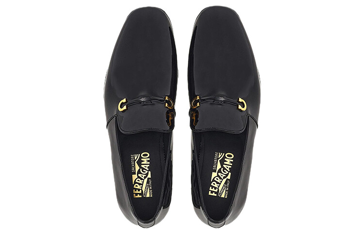 Gancini Men"s Casual Men Low-top Black Ferragamo — фото 4