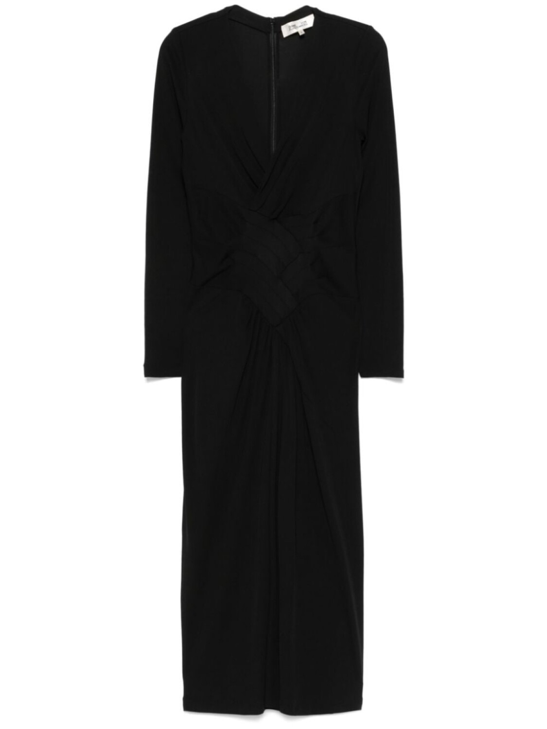 

DVF Diane von Furstenberg платье миди Esselyn, черный