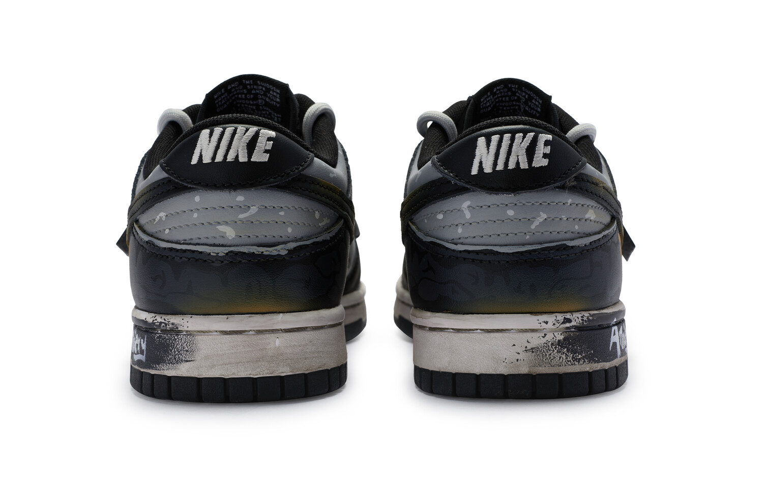 

Кроссовки Nike Dunk Skateboard Shoes Women's Low-Top Gray White