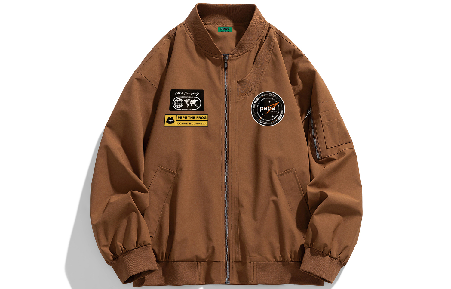 

Pepe The Frog Куртка Unisex, Orange Brown