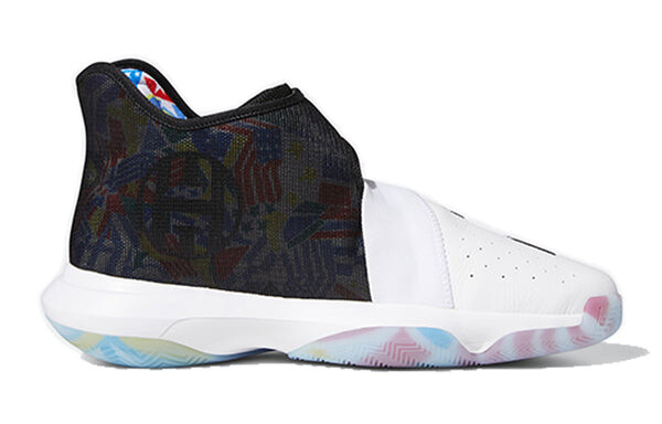 Кроссовки adidas Harden BE 3 BATW White Black, белый — фото 2