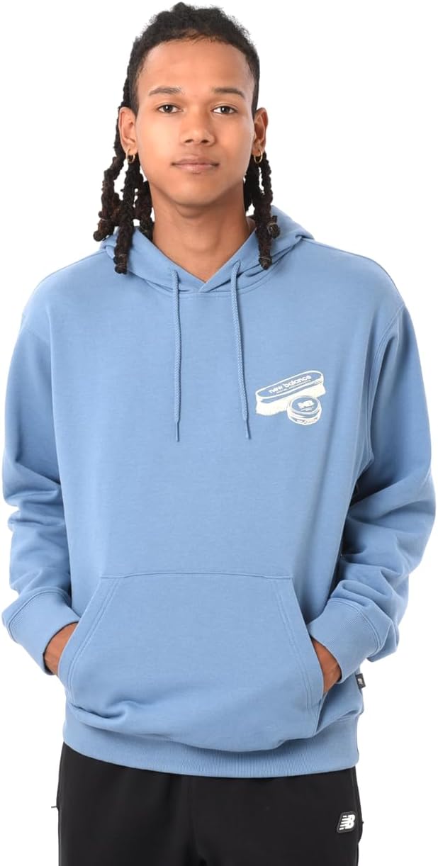 

Мужская толстовка с капюшоном New Balance Relaxed Shine (MT43574), синий