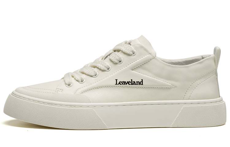 

Износостойкие мужские лоу-топы для скейтбординга LEAVELAND, белый