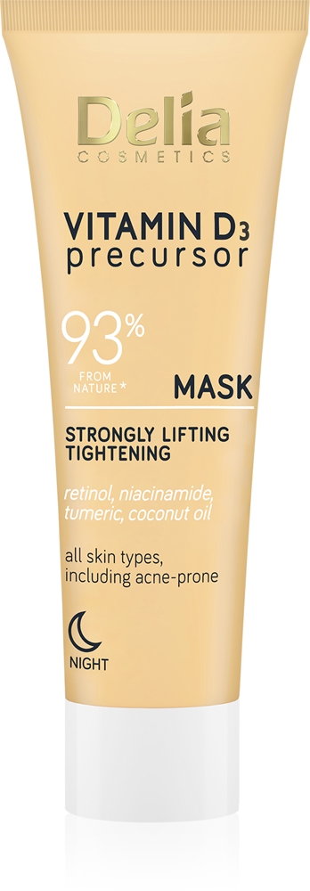 

Ночная укрепляющая маска с предшественником витамина D3 Delia Cosmetics, 50 m